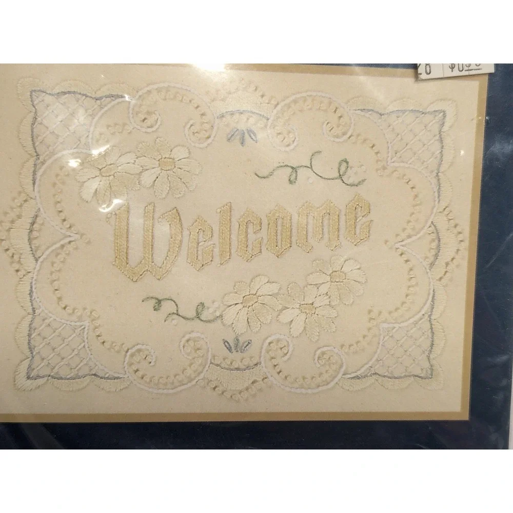 NEW Jiffy‎ Crewel Warm Welcome & Bunny Hideaway Cross Stitch Kits